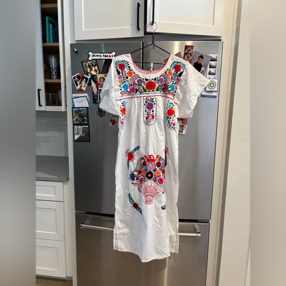 Embroidered house Dress